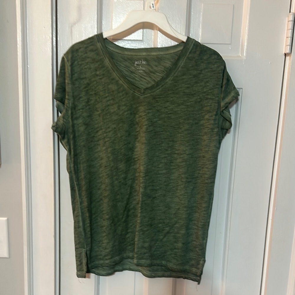 Just be Green soft T-shirt size large